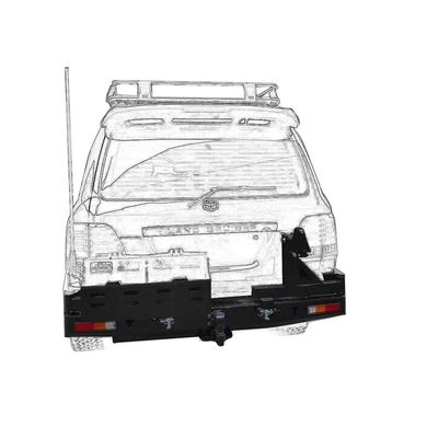 トヨタ LC100 を バンパーとダブルキャリアの機能強化で改良