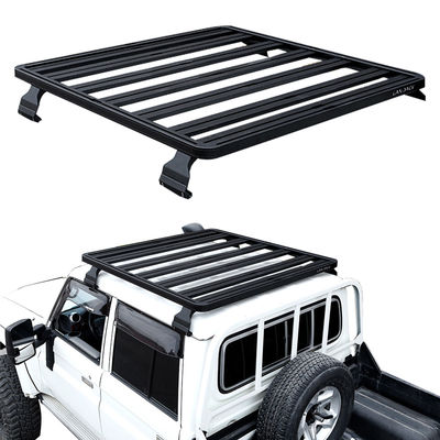 頑丈なTOYOTA LAND CRUISER LC79 平面屋根ラック プラットフォーム キャビンの屋根ラック 粉末塗装