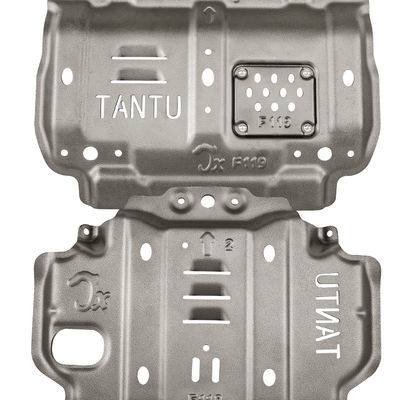 銀/黒 スキッドプレートセット 18 トヨタ トンドラ ラジエータ エンジン 転送