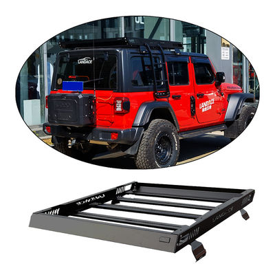 4x4 車両 屋根ラックバスケット 18-23 ラングラー ルビコン ジップ 鋼 アルミ 建設