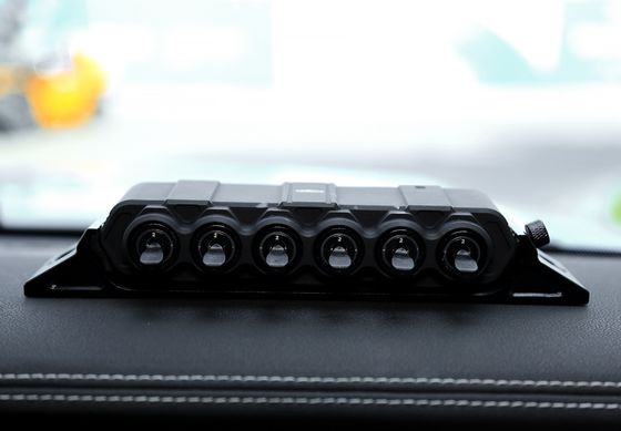 OEM 6 ロッカー スイッチ パネル ロールバー マウント アノード化 アルミ合金