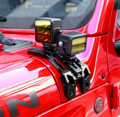粉末塗装 アルミニウム合金 4x4 柱光構造のためのライトマウントブレーキット