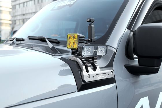 2020-オフロード 自動車部品 タンク 300 アクセサリー アルミ合金 A 柱ライト フード GWM用のマウントブレーケット