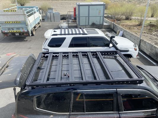 4x4 車両 外部アクセサリー 高層および粉末塗装表面のアルミ屋根ラック