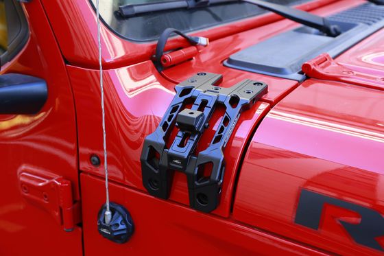CNC加工 アルミ合金 A 柱 Led Spot Light Brackets for Jeep Wrangler JL JT 製造されたアルミ合金