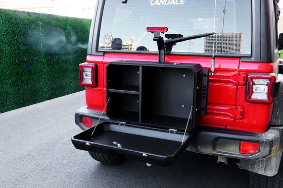 受け入れられるOEM/ODM 700X450X317mm アルミ製のJeep Wrangler JL JK用のテールゲート収納箱