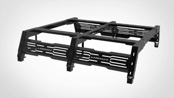 ユニバーサル 4x4 トラックベッドフレームラック 紫外線抵抗式ピックアップラック