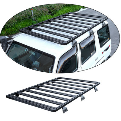 軽量自動車屋根ラック 屋根荷物ラック トヨタ LC76用のアルミ合金