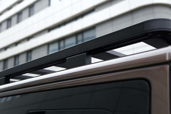 黒色 4X4 自動車用品 横棒バスケット 平面プラットフォーム アルミ合金 多用車 フォルクスワゴン用 車の屋根ラック