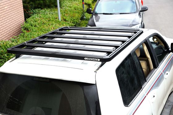 AL6063オフロード屋根ラックバスケット LC200屋根ラッククロスバー