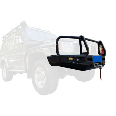 配送 7-15 日 ブラック・パウダー・コーティング フロント・バンパー ランドース LC79 4x4 カーボディキット