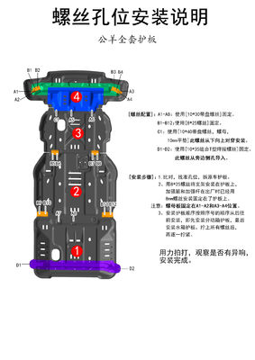 4x4 車両 外部アクセサリー Ram 1500 スキッドプレートトランスミッション 燃料タンク保護