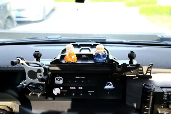 高機能多機能の望遠鏡用棒 ジープ・ラングラーJL JK用の車用携帯電話支架