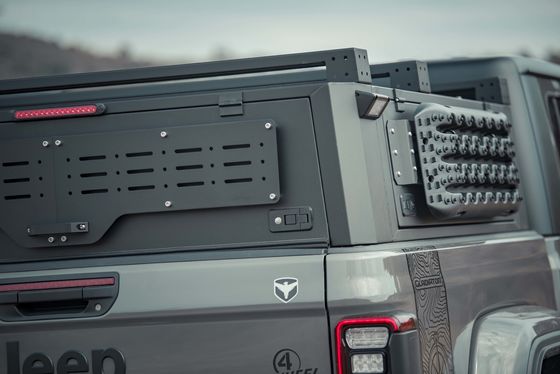117 黒アルミ合金 ベッドカバー キャノピー トンドラ ドッジ RAM GMC と TOYOTA トンドラ