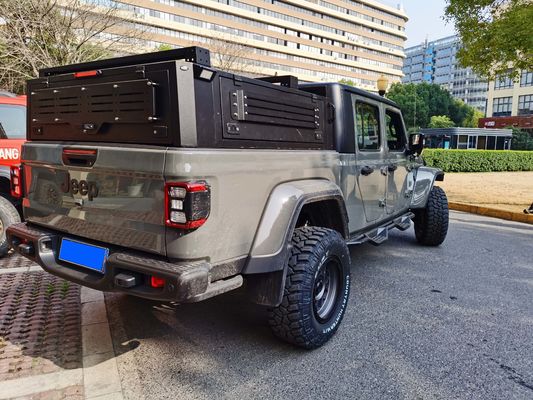 117 黒アルミ合金 ベッドカバー キャノピー トンドラ ドッジ RAM GMC と TOYOTA トンドラ