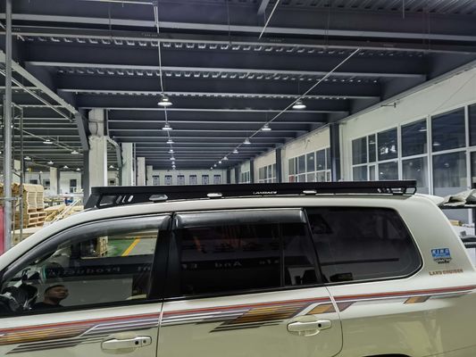 トヨタ・プラド SUS304 脊柱の固定用ロープロフィールランドクルーザー LC200 屋根レールラック
