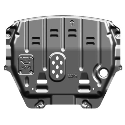 MINI-R 底部保護とエンジンの保護のための黒い鋼の保護プレート