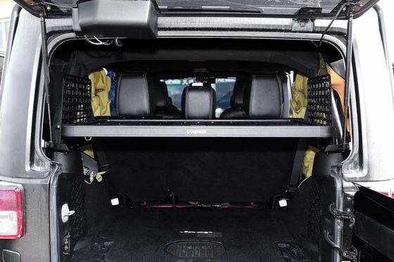 アルミニウム合金 JEEP Wrangler JK 2007-2018 車のインテリアアクセサリーのためのバックトランクラック