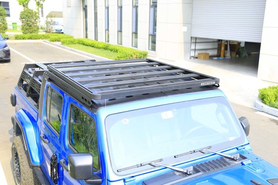 黒い電泳と粉末塗装 4ドアジープ・ラングラーJT用の屋根バスケット
