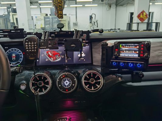 Jeep Wrangler JL フロントパネル アルミスイッチパネル ISO9001 2015 証明書