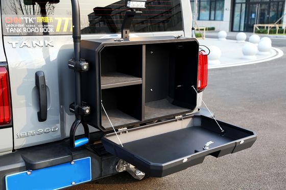 タンク300のフィープ収納箱 裏側ドア 外部 多機能アクセサリー