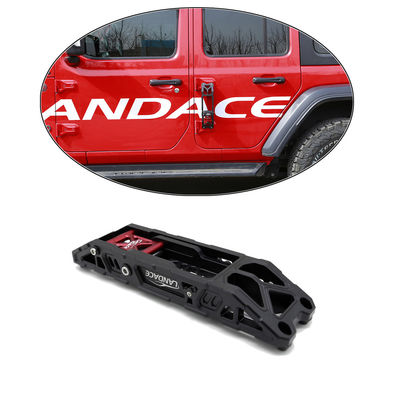 オフロード アルミニウム合金 サイドドアヒンジ 折りたたむ ステップフットペダル ジープ・ラングラー