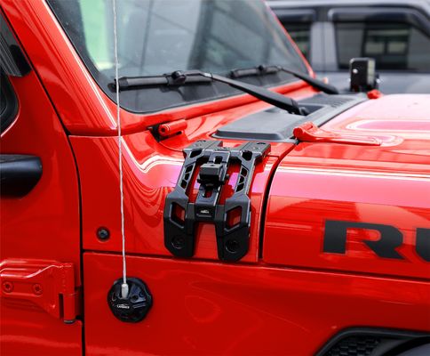 JEEP 2021- 耐久性アルミニウム合金で加工されたCNC加工されたWranglerライトマウントブレーケット