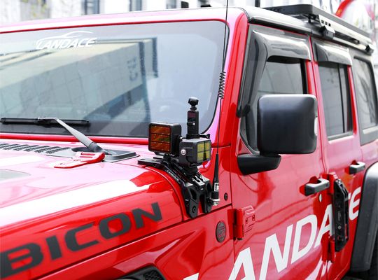 高度なCNC機械設計のWranglerオフロードシルバーライトマウントブレーケット
