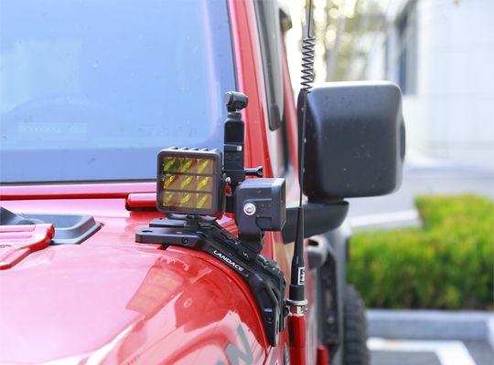 高度なCNC機械設計のWranglerオフロードシルバーライトマウントブレーケット