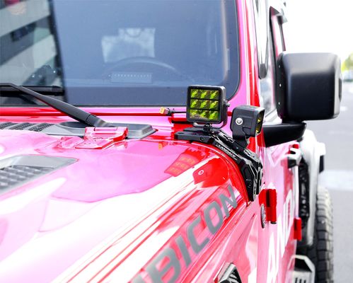 4x4 車両外装用品 ジープ・ラングラー用CNC加工式ライト・マウントブレーキ
