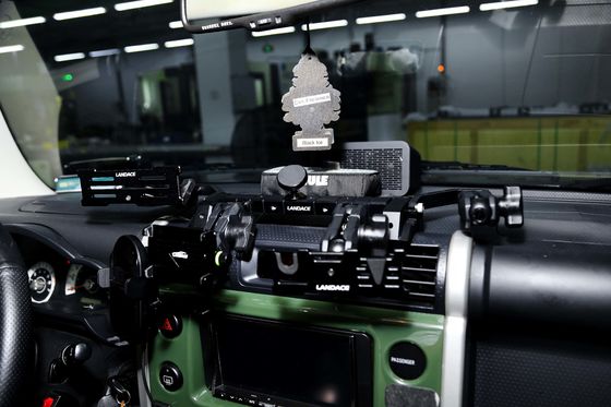 ワイヤレスカースイッチパネルと柔らかい4x4FJセンターコンソール ブレーケット電話ホルダー
