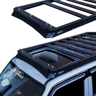 黒色4X4 アルミ合金 低プロフィール 荷物タンク 300 アクセサリー GWM用の屋根レールラック