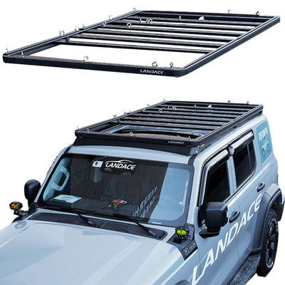 黒色4X4 アルミ合金 低プロフィール 荷物タンク 300 アクセサリー GWM用の屋根レールラック