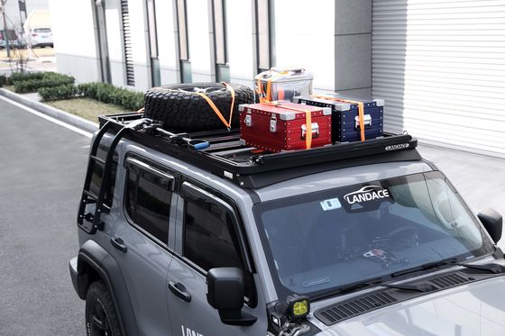 黒色4X4 アルミ合金 低プロフィール 荷物タンク 300 アクセサリー GWM用の屋根レールラック