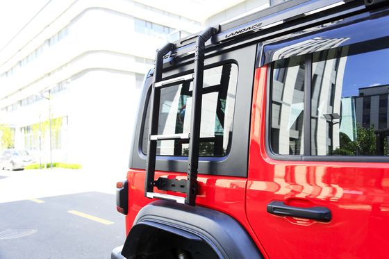 2018- WranglerJK WranglerJL CNC機械製 黒色折りたたみサイドレッダー ルビコン・ジープ