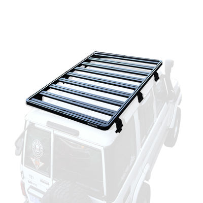 オフロードランドクルーザー LC76シリーズ 4x4 屋根ラックマウント 黒 AL6063 SS304 トヨタ用