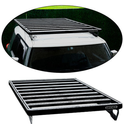 トヨタ FJ クルーザー AL6063-T6 用のユニークなデザインの屋根用荷物棚
