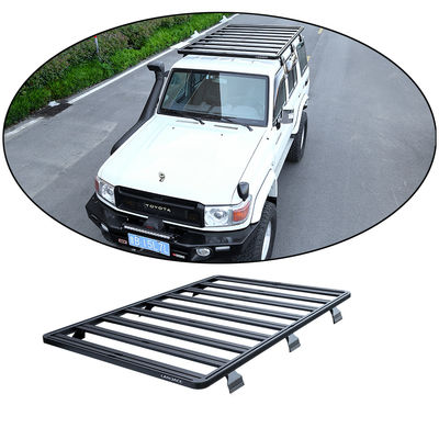 IATF16949 アルミニウム合金UV 固定カー屋根ラック LC76のためのユニバーサル4X4屋根ラック