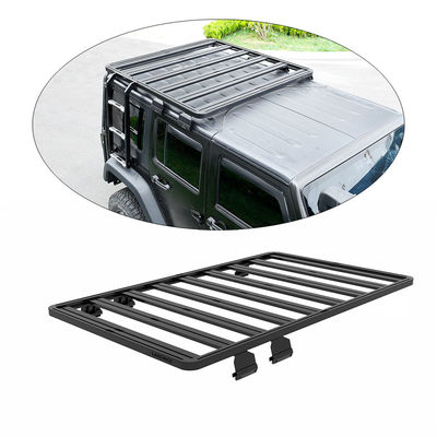 4X4カー用のユニバーサルブラック屋根ラックバスケット アルミ合金 1500X1425性能