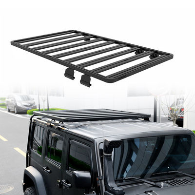 4X4カー用のユニバーサルブラック屋根ラックバスケット アルミ合金 1500X1425性能
