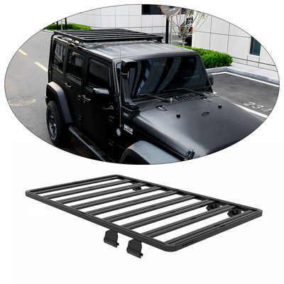 4X4カー用のユニバーサルブラック屋根ラックバスケット アルミ合金 1500X1425性能