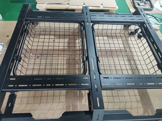 GLADIATOR ピックアップ JT BALCK 粉末塗装 調整可能な陸上トラック ベッドラック ロールバー