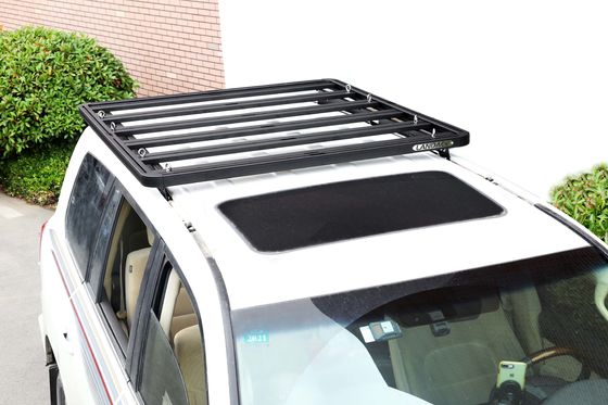 オフロード 4X4 ランドクルーザー LC200 ショート屋根レールラック 24KG 装飾 荷物