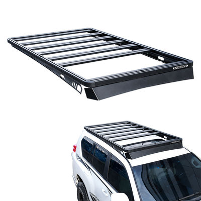トヨタ LC150 LC200用のパウダーコーティング 4x4 ユニバーサル カー屋根バスケット荷物架