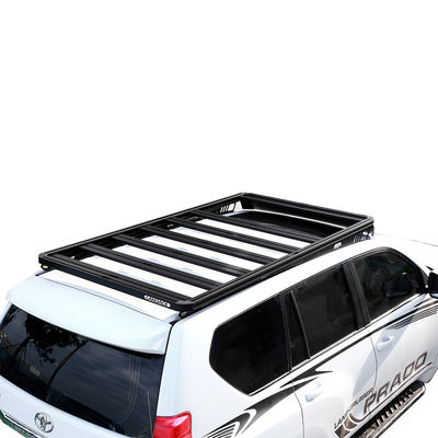 トヨタ LC150 LC200用のパウダーコーティング 4x4 ユニバーサル カー屋根バスケット荷物架