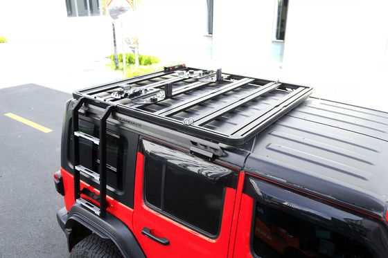 JEEP WranglerJL ユニバーサル 4ランナーサイド オート アルミベース 屋根ラック 車側梯子