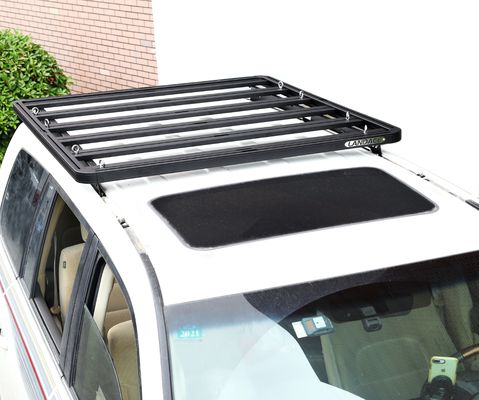 1500*1380*44mm 黒 車両部品 アルミ 屋根ラック プラットフォーム トヨタ LC200 ショート用 車の屋根ラック