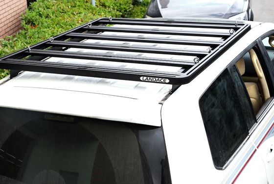 1500*1380*44mm 黒 車両部品 アルミ 屋根ラック プラットフォーム トヨタ LC200 ショート用 車の屋根ラック