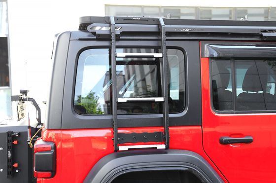 黒アルミ合金 屋根ラック タンク300用のサイド梯子 4x4車両にぴったり