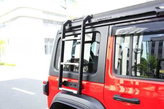 黒アルミ合金 屋根ラック タンク300用のサイド梯子 4x4車両にぴったり